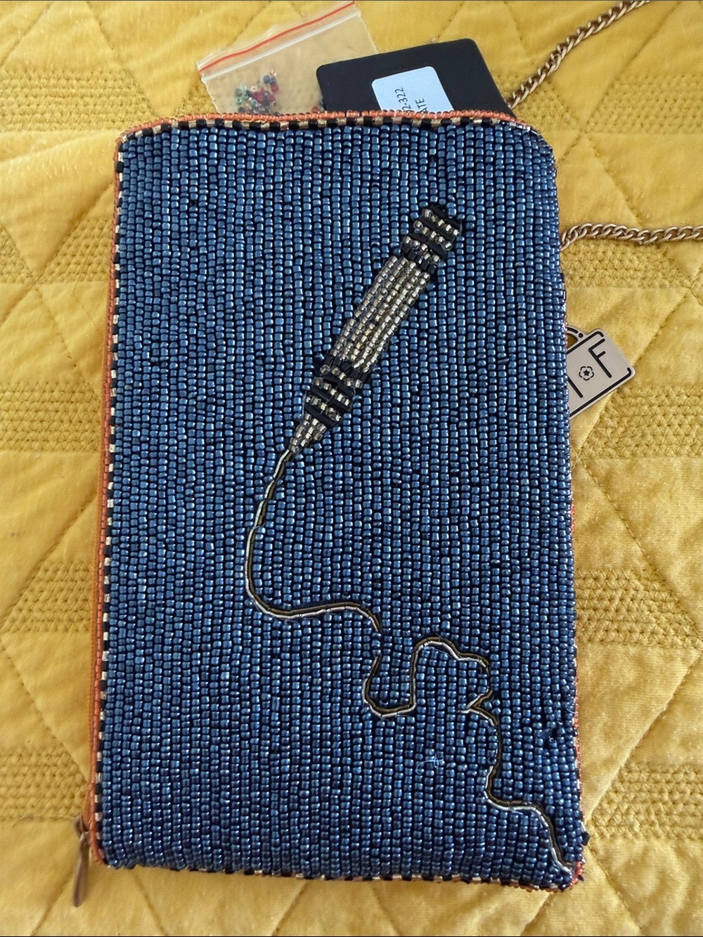 Mary Frances Multicolor Beaded Crossbody - CREATE Crayon Design - Picture 6 of 11